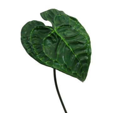 Artificial leaf Flamingo flower LOPARD, green, 30"/75cm Artificial leaf Flamingo flower LOPARD, green, 30"/75cm