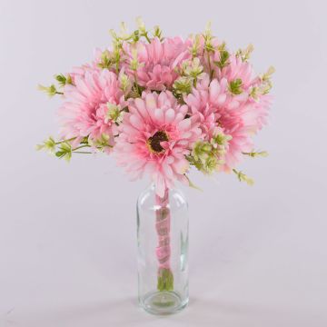 Decorative bouquet Gerbera TEMBAR, pink, 12"/30cm, Ø9"/22cm Decorative bouquet Gerbera TEMBAR, pink, 12"/30cm, Ø9"/22cm