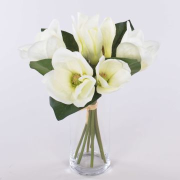 Artificial magnolia bouquet KAYLE, cream-white, 12"/30cm Artificial magnolia bouquet KAYLE, cream-white, 12"/30cm