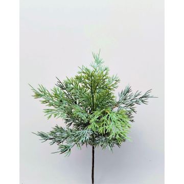 Decorative cedar branch BALTHILDE, green, 20"/50cm Decorative cedar branch BALTHILDE, green, 20"/50cm