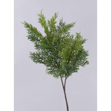 Decorative cedar branch BALTHILDE, green, 31"/80cm