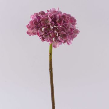 Artificial flower Hydrangea MANDISA, violet, 26"/65cm
