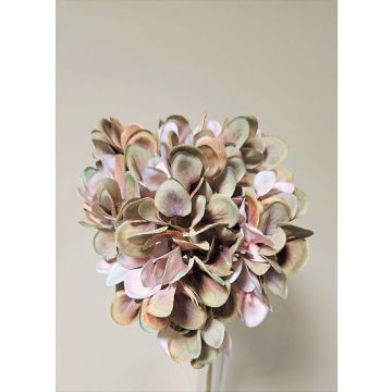 Artificial flower Hydrangea MANDISA, green-pink, 26"/65cm Artificial flower Hydrangea MANDISA, green-pink, 26"/65cm