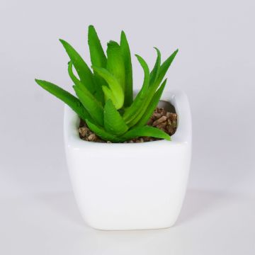 Decorative Agave americana KATNISS, ceramic pot, green, 3.1"/8cm
