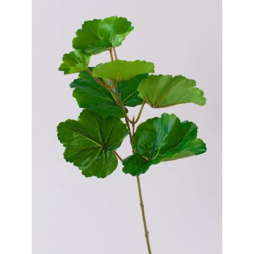 Artificial geranium branch JAIDYS, green, 35cm
