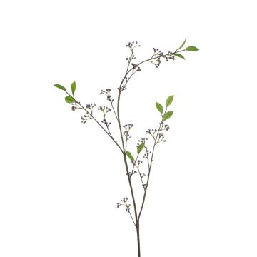 Decorative branch Gaultheria PAUAHI with berries, purple-white, 5ft/140cm