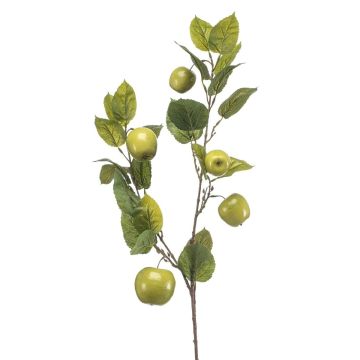 False apple branch NICOLETTA with fruits, green, 33"/85cm False apple branch NICOLETTA with fruits, green, 33"/85cm