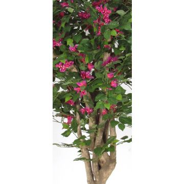 Artificial bougainvillea IRMELOTTE, real stem, flowers, fuchsia, 6ft/175cm - Made in Italy