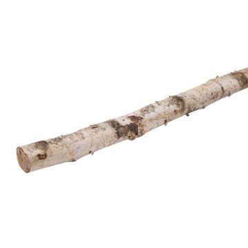 Natural decoration Birch wood trunk CALAM, natural, 5ft/150cm, Ø1.6"/4cm Natural decoration Birch wood trunk CALAM, natural, 5ft/150cm, Ø1.6"/4cm