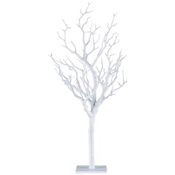 FREMAL artificial leafless tree trunk on a base FREMAL, with branches, white, 16"/40cm