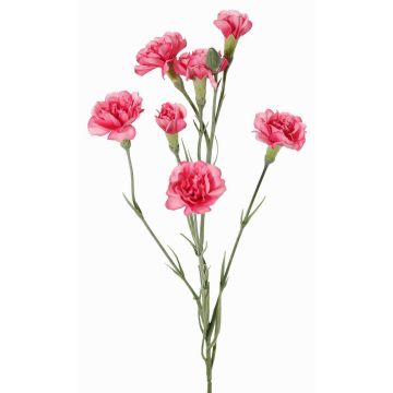 Artificial carnation branch PIARA, fuchsia, 24"/60cm, Ø1.2"-2"/3-5cm Artificial carnation branch PIARA, fuchsia, 24"/60cm, Ø1.2"-2"/3-5cm