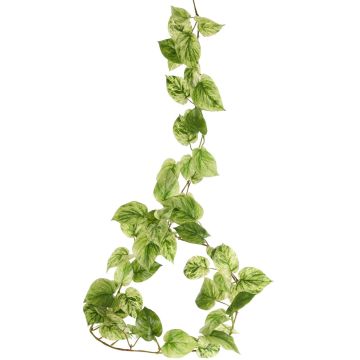 Artificial ivy garland NAHELE, green-white, 6ft/180cm Artificial ivy garland NAHELE, green-white, 6ft/180cm