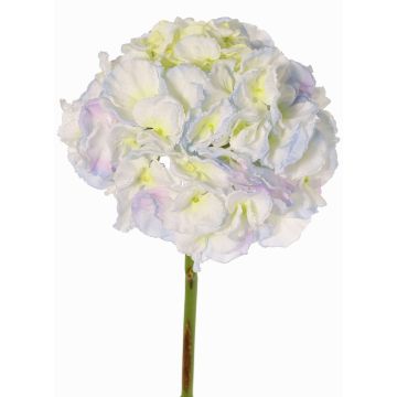 Artificial hydrangea LIRLAFY, light blue-cream, 26"/65cm, Ø8"/20cm