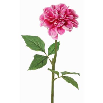 Artificial dahlia TINKALA, fuchsia, 24"/60cm, Ø4.7"/12cm