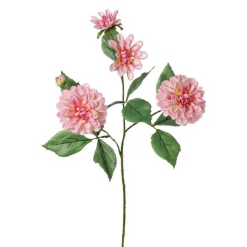QUINKA artificial dahlia decorative branch, pink, 70cm