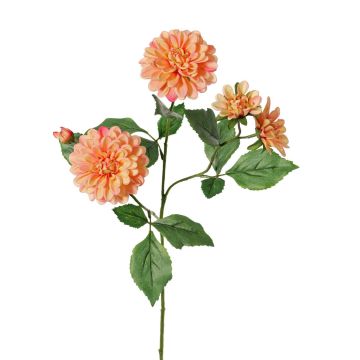 QUINKA artificial dahlia decorative branch, peach, 70cm