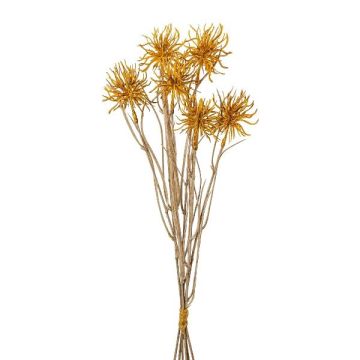 Decorative bunch of globe thistles DRAVLE, gold, 18"/45cm Decorative bunch of globe thistles DRAVLE, gold, 18"/45cm