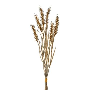 Artificial wheat bunch TILPA with ears, brown, 20"/50cm