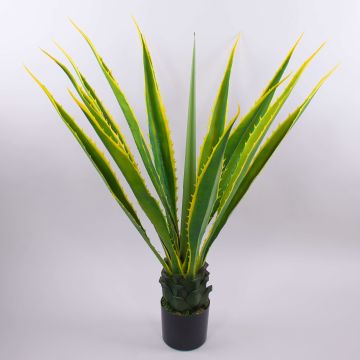 Artificial agave CHERIE, green-yellow, 4ft/110cm Artificial agave CHERIE, green-yellow, 4ft/110cm