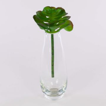 Plastic Echeveria gibbiflora ERNESTO, spike, green, 9"/23cm, Ø5.1"/13cm