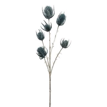 Artificial branch Wild teasel FIVEXO, blue, 26"/65cm