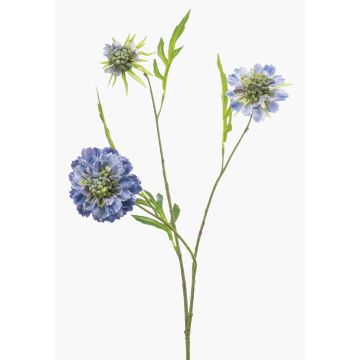 Artificial Scabiosa RUXTER branch, blue-purple-green, 24"/60cm, Ø2.4"-3.1"/6-8cm Artificial Scabiosa RUXTER branch, blue-purple-green, 24"/60cm, Ø2.4"-3.1"/6-8cm