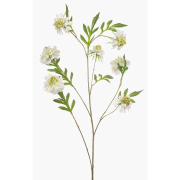 Artificial Scabiosa RUXTER branch, white, 4ft/110cm, Ø2.8"-3.5"/7-9cm Artificial Scabiosa RUXTER branch, white, 4ft/110cm, Ø2.8"-3.5"/7-9cm