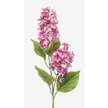 Artificial hydrangea branch XELMAR, pink, 75cm