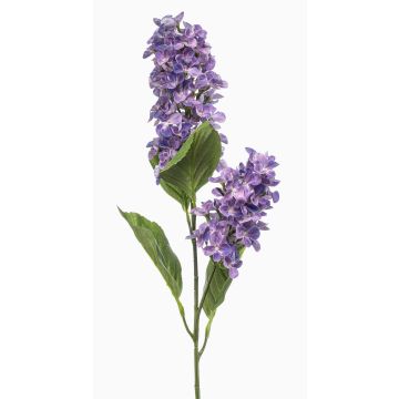 Artificial hydrangea branch XELMAR, purple, 75cm