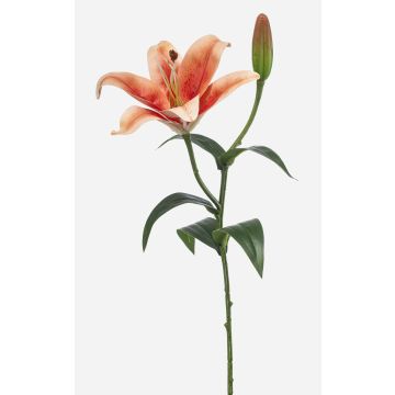 Artificial tiger lily MIXLON, peach-salmon, 55cm, Ø13cm