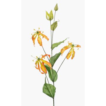 Artificial Gloriosa branch KEXROL, yellow-orange, 3ft/105cm Artificial Gloriosa branch KEXROL, yellow-orange, 3ft/105cm