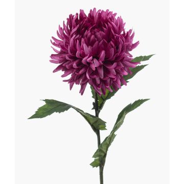 Artificial chrysanthemum SAXLER, purple, 60cm, Ø12cm
