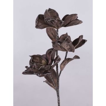 Decorative camellia branch RANIA, brown, 37"/95cm, Ø7.1"-9"/18-22cm Decorative camellia branch RANIA, brown, 37"/95cm, Ø7.1"-9"/18-22cm