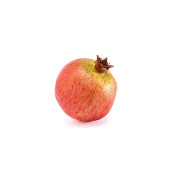 Artificial fruit Pomegranate KUKUL, red-orange, 3.3"/8,5cm