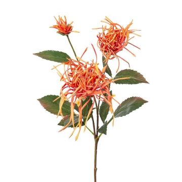 Decorative branch Chrysanthemum MIRANE, orange, 28"/70cm Decorative branch Chrysanthemum MIRANE, orange, 28"/70cm