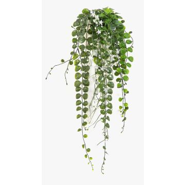Artificial hanging plant, silver rain KEMMO on a stem, flowers, crossdoor, cream, 24"/60cm Artificial hanging plant, silver rain KEMMO on a stem, flowers, crossdoor, cream, 24"/60cm