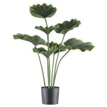 Artificial licuala palm GRAVO, green, 3ft/100cm