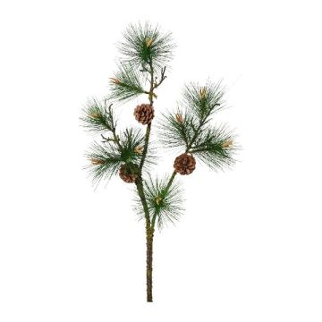 Decorative mountain pine branch BRIKLE with cones, green, 3ft/100cm Decorative mountain pine branch BRIKLE with cones, green, 3ft/100cm