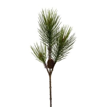 Artificial pine branch TREVAL with cones, green, 26"/65cm Artificial pine branch TREVAL with cones, green, 26"/65cm