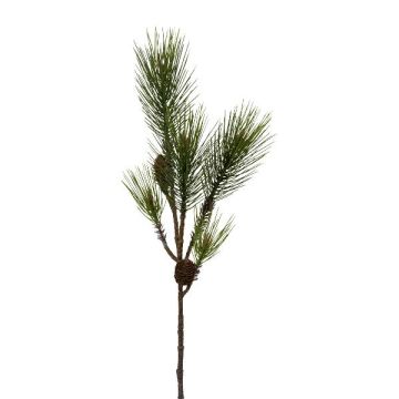 Artificial pine branch TREVAL with cones, green, 33"/85cm Artificial pine branch TREVAL with cones, green, 33"/85cm