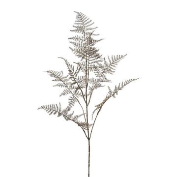Artificial branch Asparagus Plumosus BLORVI, antique silver, 3ft/90cm