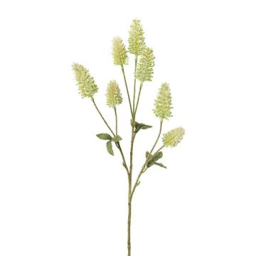 Artificial white clover branch TREVLA with flowers, green, 22"/55cm Artificial white clover branch TREVLA with flowers, green, 22"/55cm