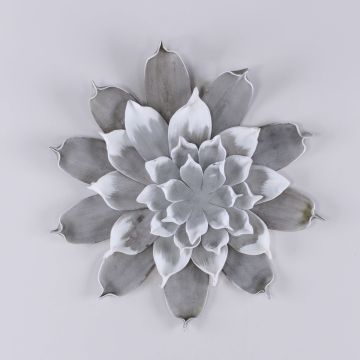 Artificial camellia blossom STEINKA, grey, Ø12"/30cm Artificial camellia blossom STEINKA, grey, Ø12"/30cm