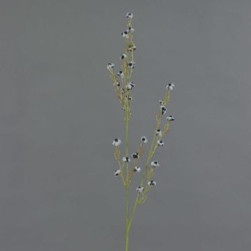 Artificial Stirlingia latifolia COLLAN, black-white, 33"/85cm