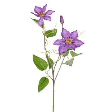 Artificial clematis DORAN, purple, 30"/75cm, Ø4.3"-5.1"/11-13cm Artificial clematis DORAN, purple, 30"/75cm, Ø4.3"-5.1"/11-13cm