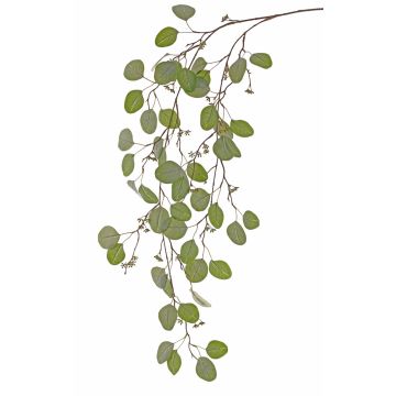 Artificial eucalyptus spray MURZIM with fruits, green, 5ft/145cm