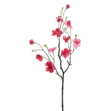 Artificial apple blossom branch LEKO, blossoms, fuchsia-pink, 22"/55cm Artificial apple blossom branch LEKO, blossoms, fuchsia-pink, 22"/55cm