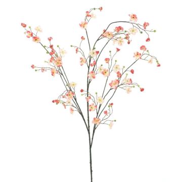 Artificial pear blossom branch FRIMA with blossoms, pink-fuchsia-cream, 4ft/135cm Artificial pear blossom branch FRIMA with blossoms, pink-fuchsia-cream, 4ft/135cm