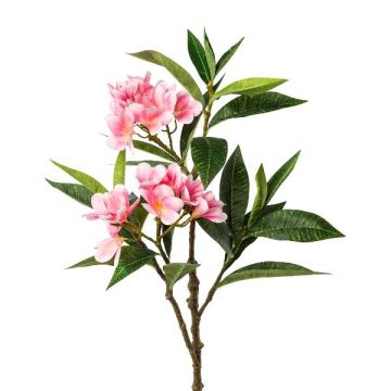 Decorative frangipani branch DRIFEN, pink, 4ft/110cm