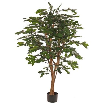 Artificial oak tree KELFHY with acorns, natural trunks, green, 6ft/180cm Artificial oak tree KELFHY with acorns, natural trunks, green, 6ft/180cm